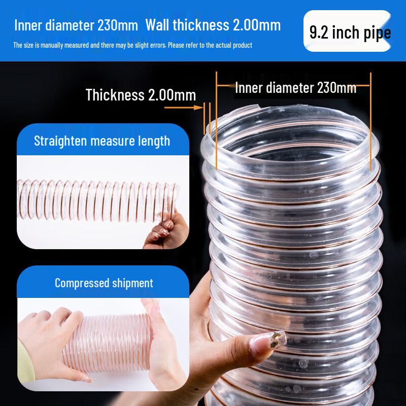 Kaihebang PU Steel Wire Industrial Dust & Ventilation Hose