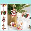 Resin Christmas Tree Angel Pendant Retro Country Style Ornament For Xmas Decoration