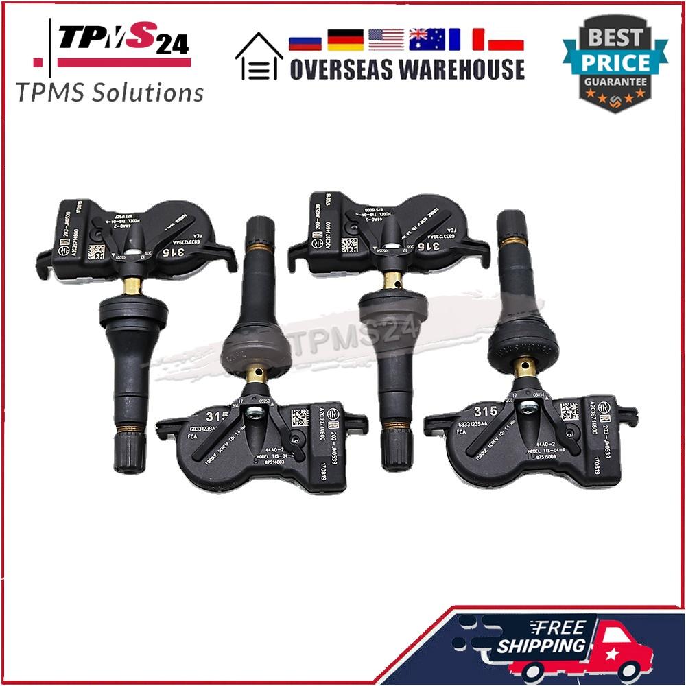 4pcs TPMS SENSOR FOR 2018 JEEP RENEGADE 315MHz  TYRE PRESSURE MONITOR SENSOR 68331239AA