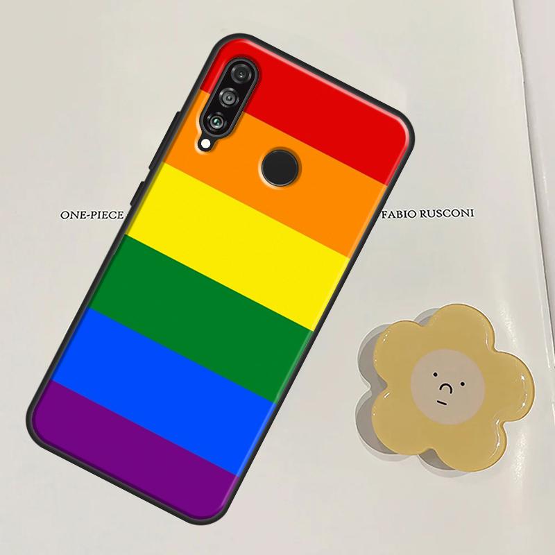 Gay Pride Flag For Huawei Nova Y60 Y70 Y90 Y61 Y91 3i 7i 8i 11i Nova 11 9 10 SE P20 P40 Lite P30 Pro Case