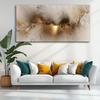 Grey Yellow Cloud Abstract Art Oil Painting Posters And Prints On Canvas Modern Art Independe Wall Picture For Living Room Decor