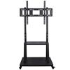 32-100 Inch Tall TV Cart Mobile Floor TV Stand Adjustable Height