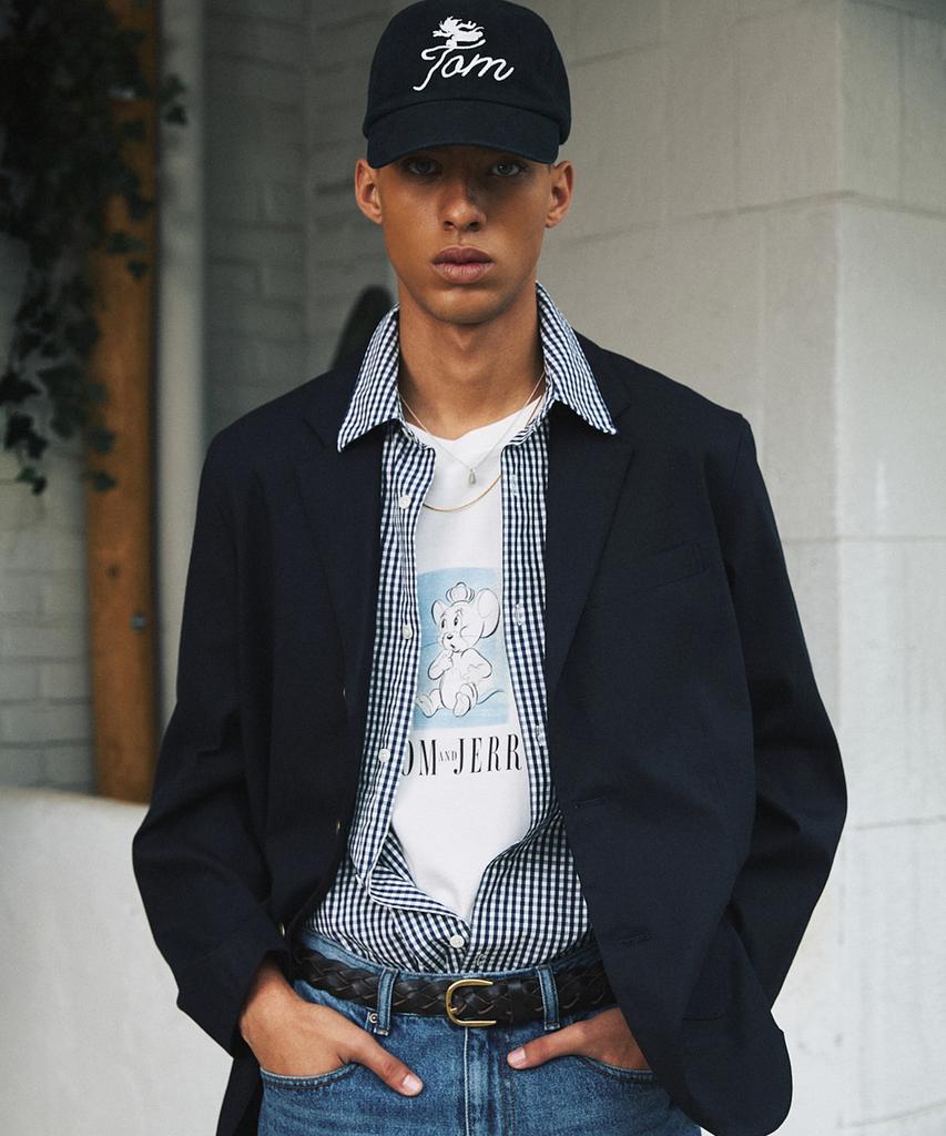 SHIRTER Tjs Tom Embroidered Cap (Navy)