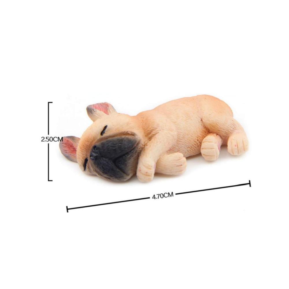 4PCS/Set 3D Refrigerator Magnetic French Sleeping Bulldog Fridge Magnets Kitchen Toy Decor Fridge Ornament