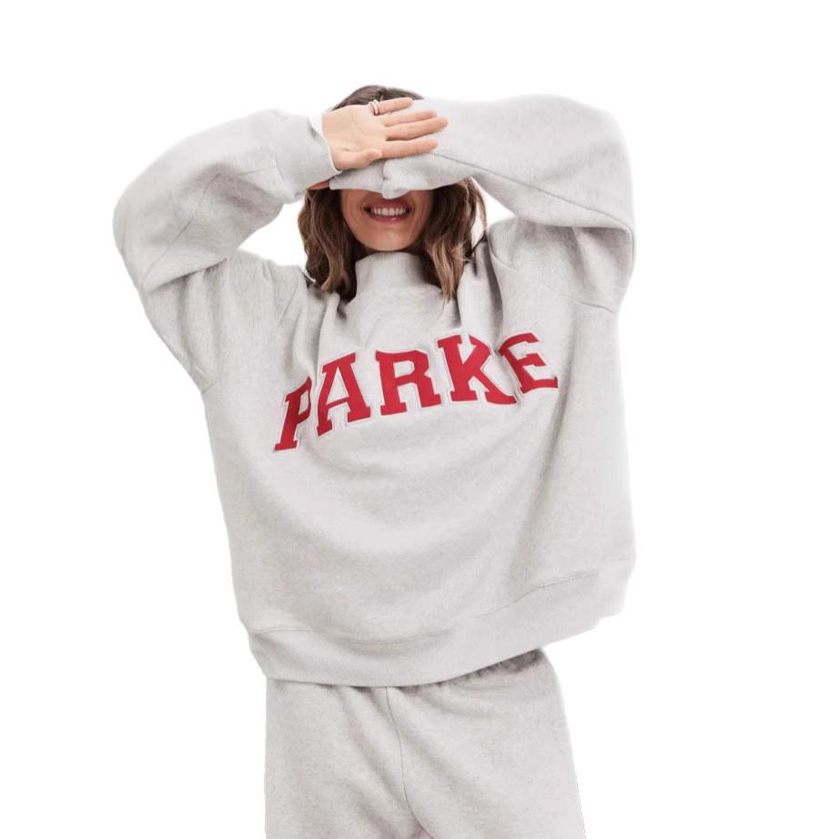 Exotic Embroidered Letter Hoodie Set - Casual Round Neck for Autumn/Winter