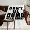 A-ASAPS-ES R-RockyS-ES Dont Be Dumb Blanket Soft Warm Furry Throw Super Kids Toys Bed Sofa Car Cradle
