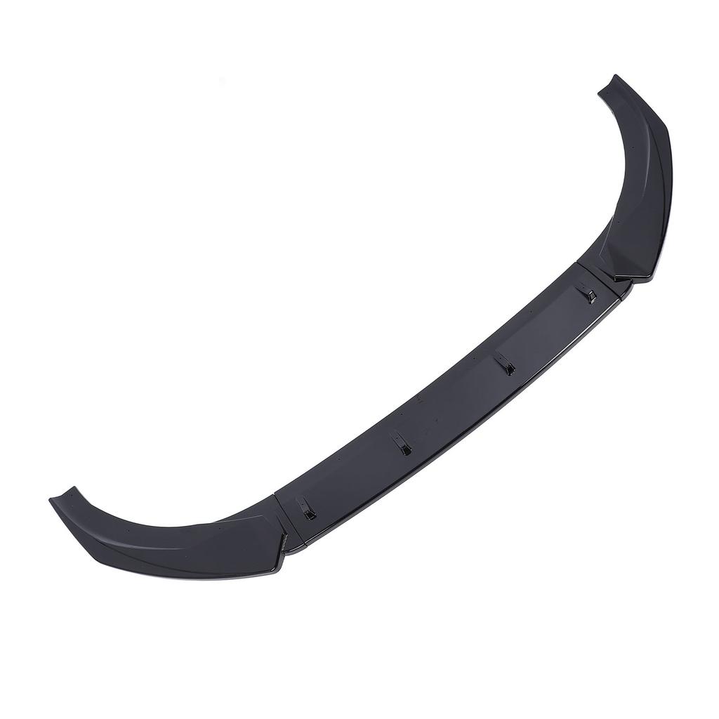 Front Bumper Lip Spoiler Racing   3 Section Type Car Front Bumper Lip Body Kit for S‑Line 8V Pre‑facelift 2013 to 2016