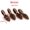 50PCS Tibetan Style Alloy Glue on Flat Pad Bails Water drops Rectangle Shape Pendants Charms Connector Hanger for Jewelry Making