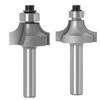 1Pc 8mm Shank Round-Over Router Bits for Wood Woodworking Tool 2 Flute Endmill With Bearing Milling Cutter Corner Round Over Bit