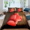 Boxing Gloves Duvet Cover Collection King Queen Full Size Polyester Comforter Cover For Kids Boys Girls Bedding Collection With Pillowcase