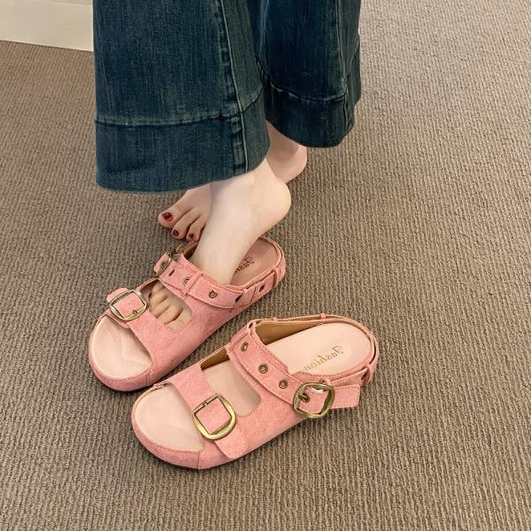 Fashion Shoes Ladies' Slippers Slipers Women Platform Luxury Slides Shale Female Beach 2025 Soft Designer Sabot Rome Female Shoes House