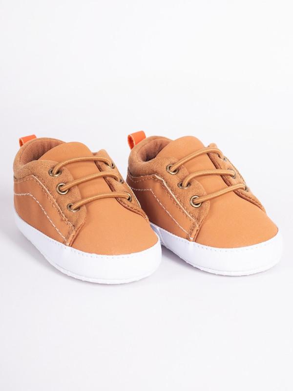 SPRING BABY SHOES baby shoes brown 6/12 Y858S