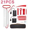 21/18PCS Car Door Tool Kit Inflatable Air Pump Automatic Window Opening Fixing Clip Tool Remote Tool Kit