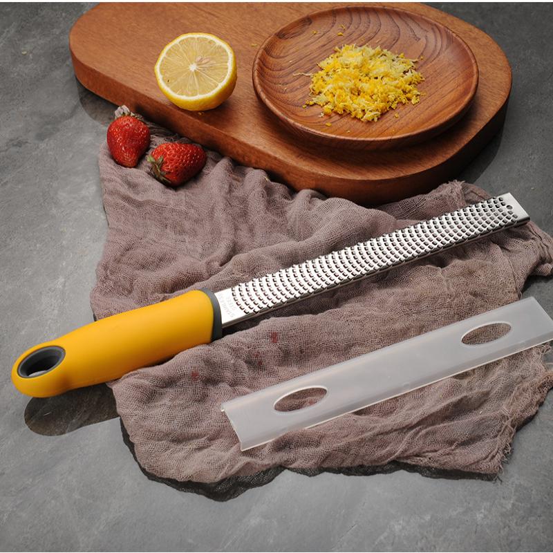 Multipurpose Cheese Grater And Citrus Zester For Parmesan, Lemon, Ginger, Garlic, Chocolate And More Fruit Kitchen Tool Gadgets
