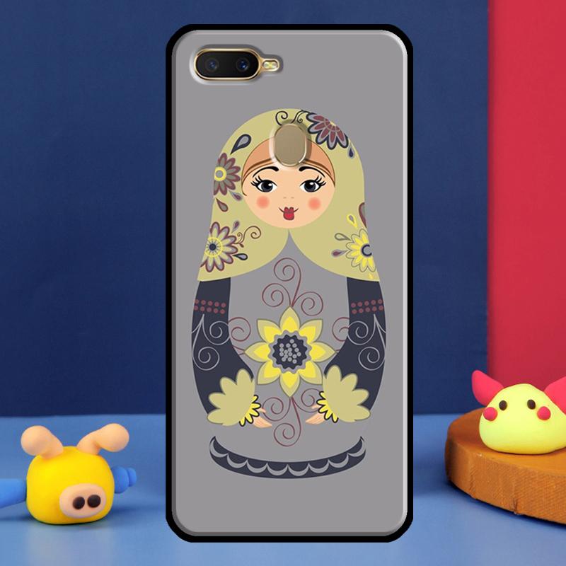 

Russian Nesting Doll Case For Oppo A91 A5 A9 A16 A76 A96 A58 A78 A98 A52 A72 A74 A94 A54 S A57 A77 A15 A17 Cover OPPO A74 5G
