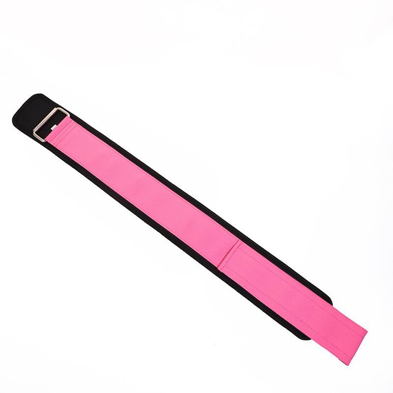 

Gym Sports Belt Adjustable Weightlifting Body Fitness Protector Squat Strength Lifting pink