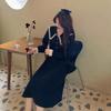 2024 Spring Retro French Slimming Long Sleeve Dress for Women