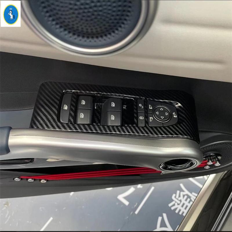 Carbon Fiber Door Speaker / Dashboard Air Vent / Shift Gear Panel Cover Trim For BYD Atto 3 Yuan Plus  - 2024 Auto Interior