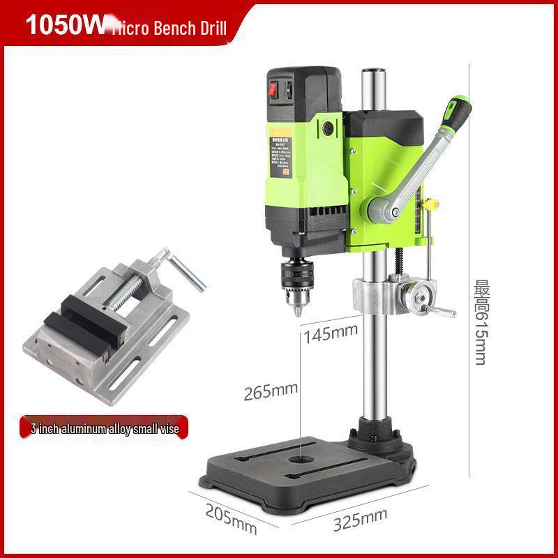 Compact 220V High-Power Bench Drill: Multi-Functional, Industrial-Grade, High-Precision Drilling Machine