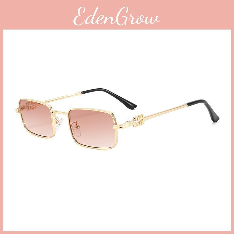 Unisex Metal Square Sunglasses With Gradient Grey Lenses For Street Style And Outdoor Activities