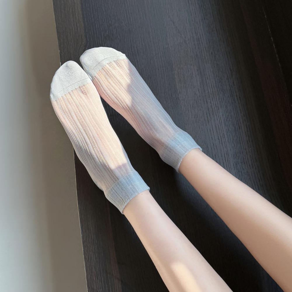 

Sweet Thin Hollow Mesh Low Top Socks Summer Short Socks New Girl Socks