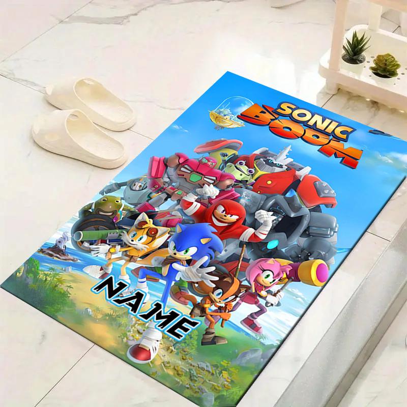 Custom 1Pc Sonic Boom Adventure Rug Office Carpet Indoor Outdoor Entrance Doormat Nonslip Soft And Comfortable Living Room D2915329