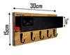 Wooden key hanger 30cm