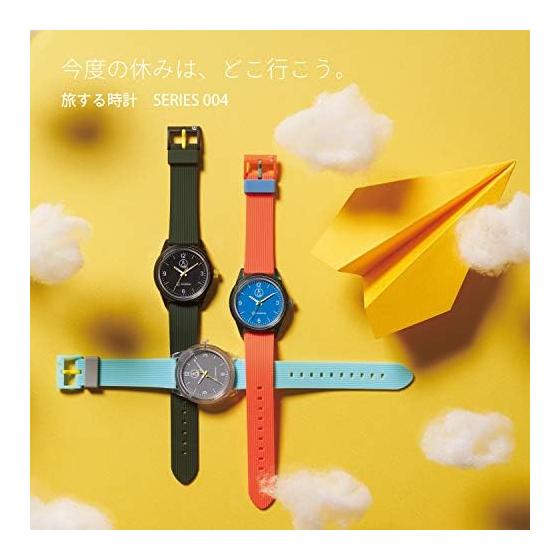 Q&Q SmileSolar Watch Solar Analog Waterproof Urethane Belt RP10-004 Men's Navy