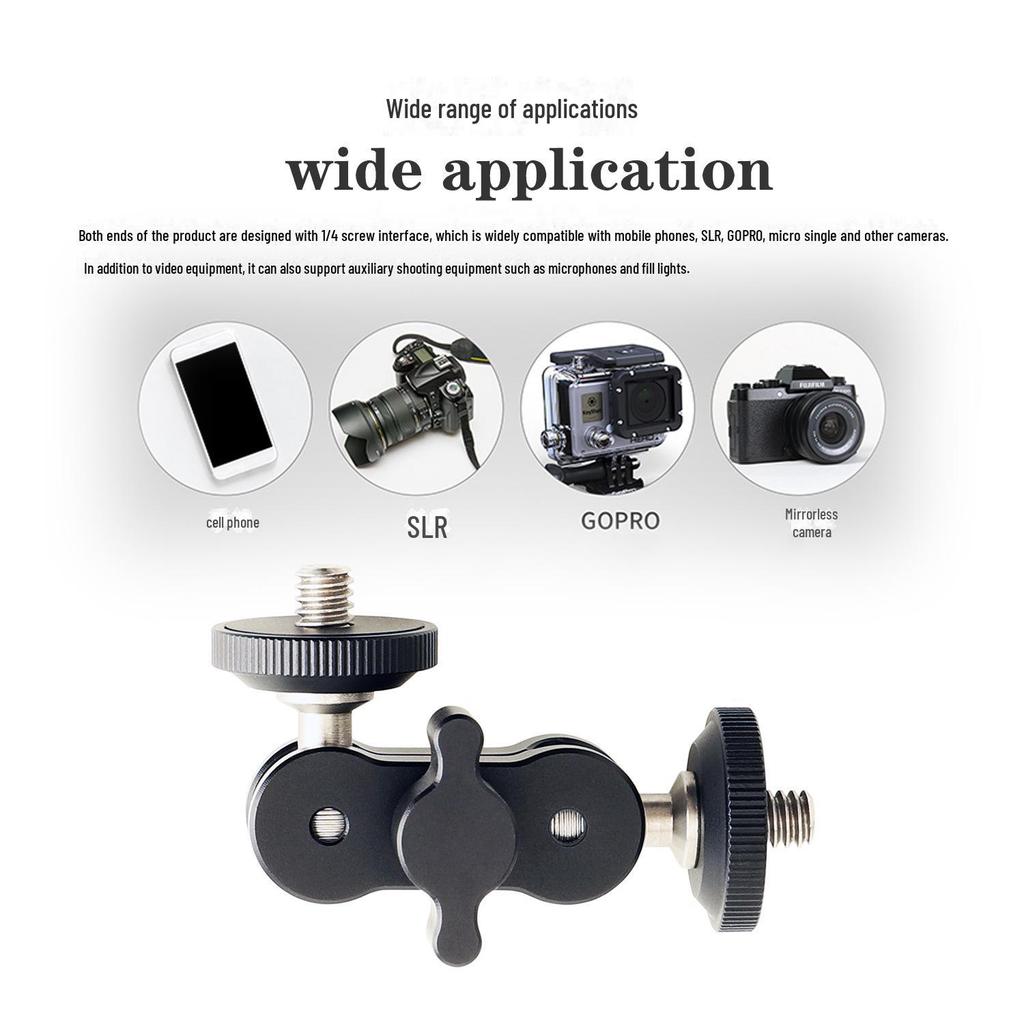 Universelle Magic Arm-Halterung aus Metall mit Doppelkugelkopf für Kameramonitor und Fotozubehör