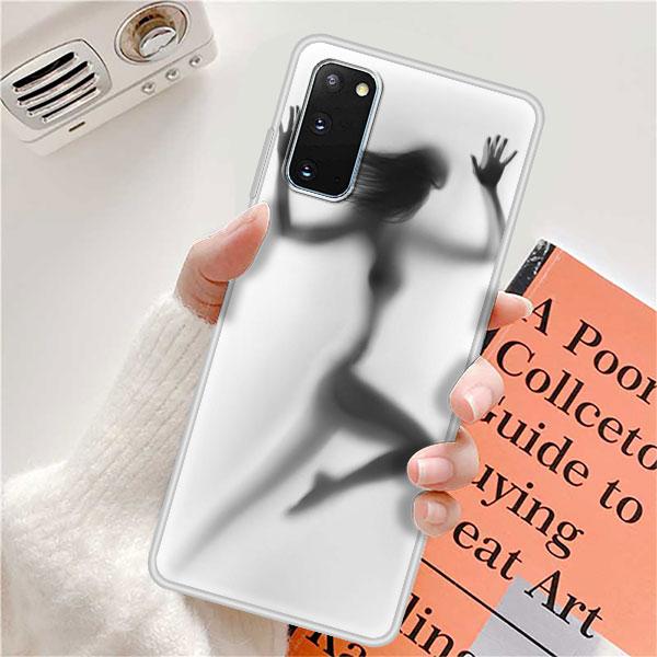 Matte Hülle für Samsung S20 FE S10 Plus S21 S8 S9 S10e Note 10 Lite 20 9 Ultra Handyhülle Weiche Funda Capa Sexy Lustige Frau Coque