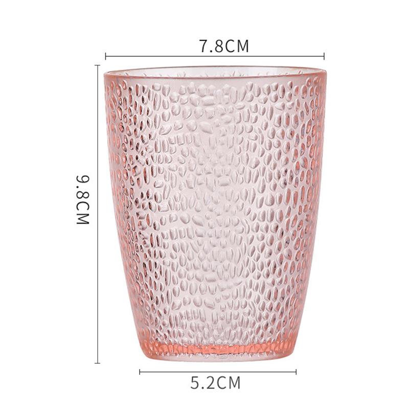 Drinkware Acrylic Acrylic Glasses 210/300/360ml Stackable Drink Cup Transparent Unbreakable Tea Cup Bar