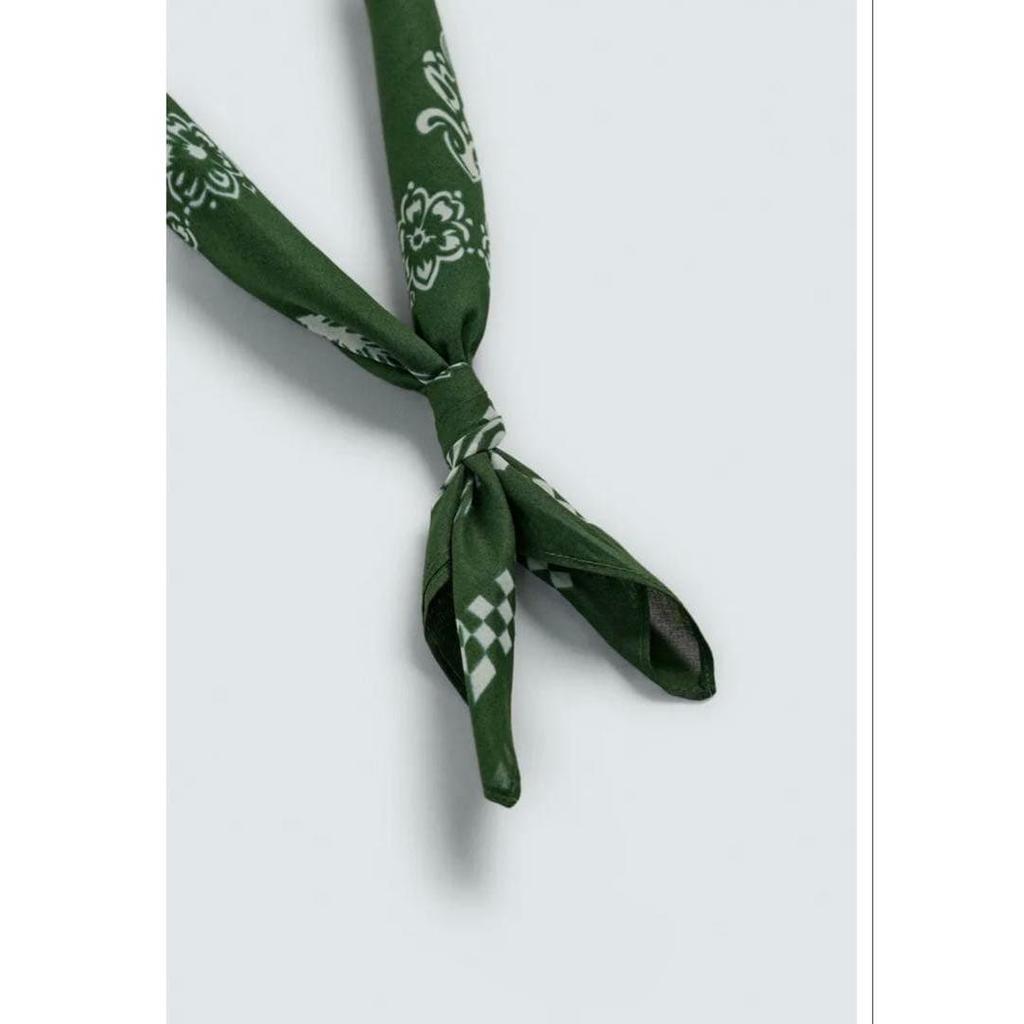 Used ZARA Scarf Bandana Green BTS Jin worn by Jin
