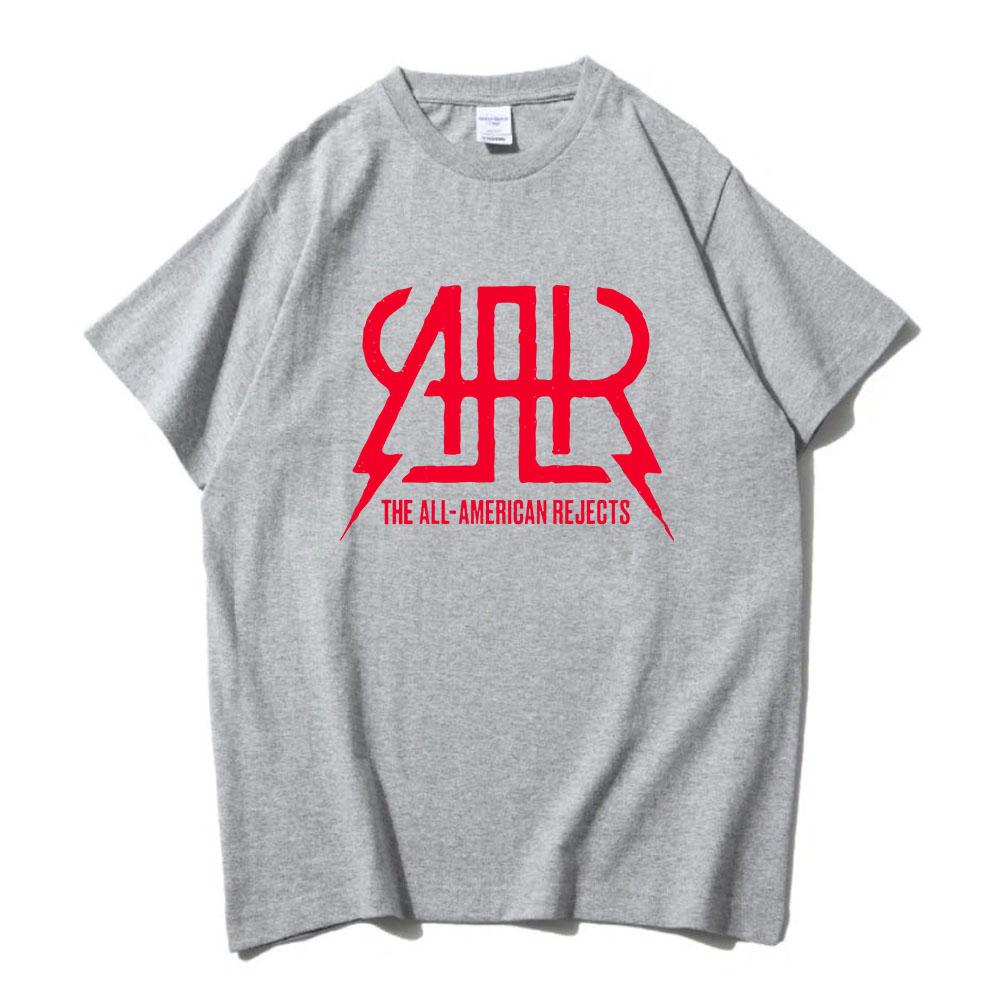 The All-American Rejects Logo Print T-shirt Cotton Short Sleeve Men/Women Tshirts Streetwear Street Style Graphic T Shirt