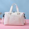 Contrast Check Backpack Large Capacity Sports Fitness Bag Short-distance Travel Luggage Storage Travel Bag