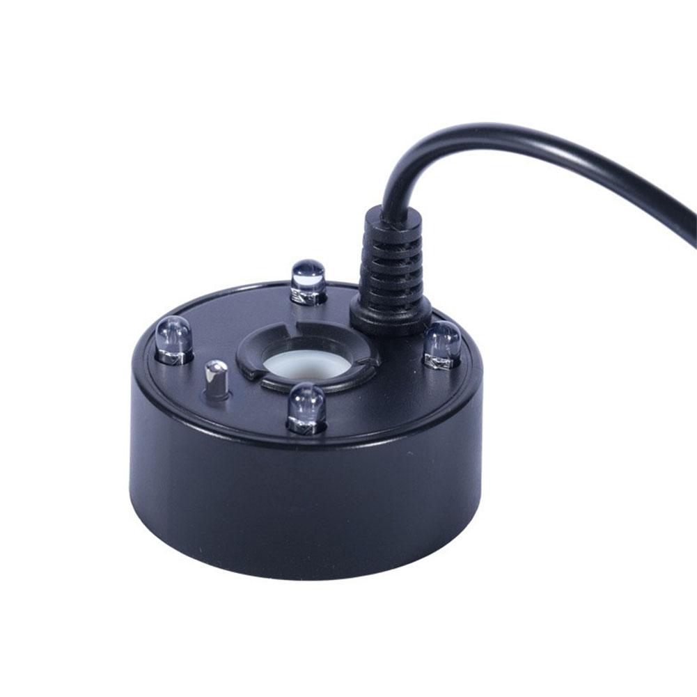 5V USB Mist Maker Fogger Nebulizer Water Fountain Fish Tank Pond Atomizer Head With 4 LED Colorful Lights Fish Tanks Decoration
