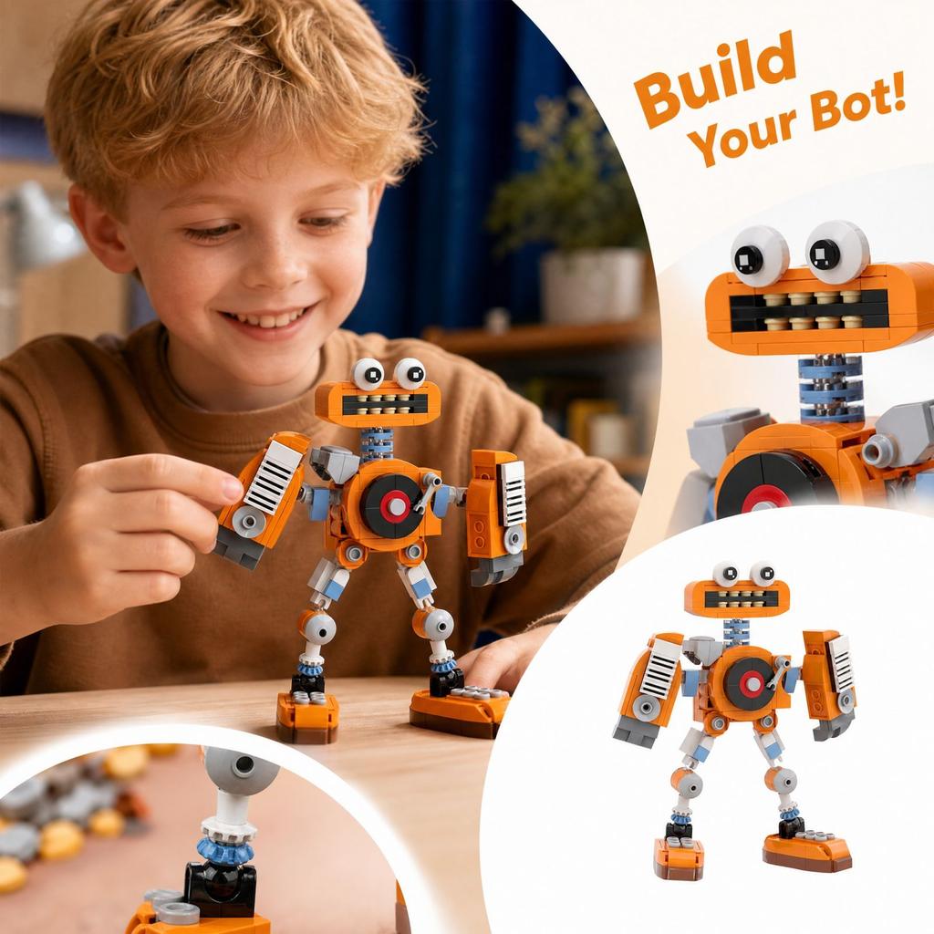Robot Building Set, Mecha Model Construction Toy, Collectible Display Gift for Kids and Adults