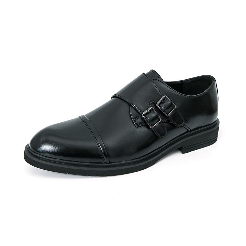 Men s Large Size Buckle Loafers: Spring/Autumn Casual Slip-On Driving Shoes 38