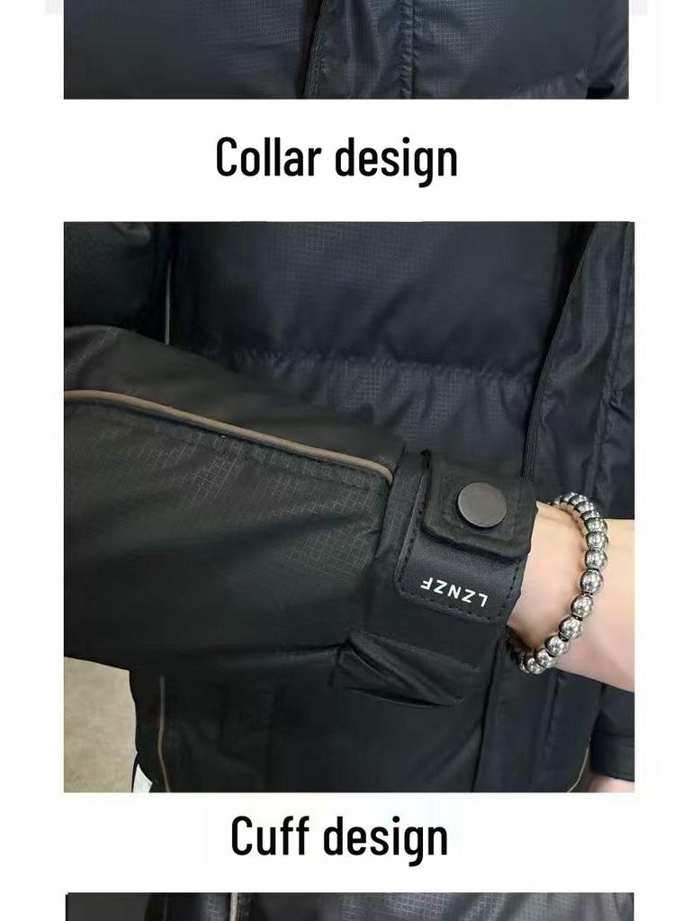 Men's Stylish Thickened Down Jacket - Winter Short Trendy Outerwear