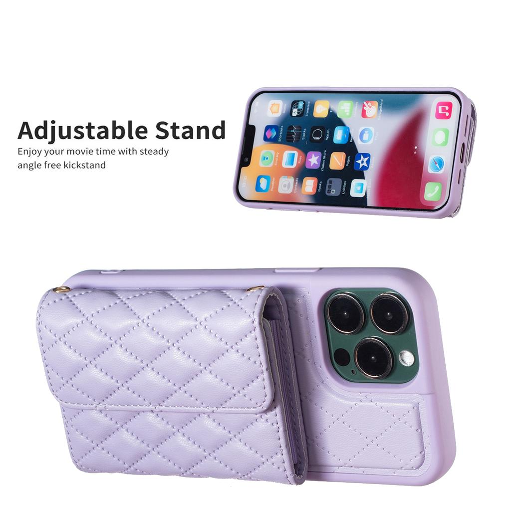 Shoulder Strap Lanyard Wallet Leather Case for IPhone 14 15 Pro Max 13 12 11 XS XR 7 8 Plus SE 2022 Cards Holder Crossbody Cover
