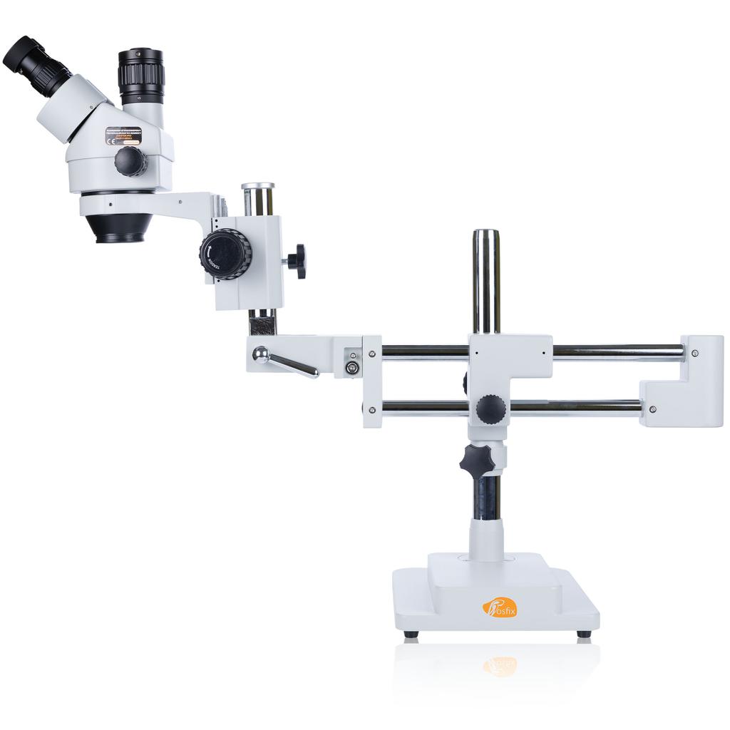 Rosfix Mikroskop Stereoskopowy Trinokularowy Jupiter Pro MSJP-T-SDMS1 – Zakres Zoomu 7x-45x | Wyświetlacz 8” | Oświetlacz 56xLED | Kamera Pegasus