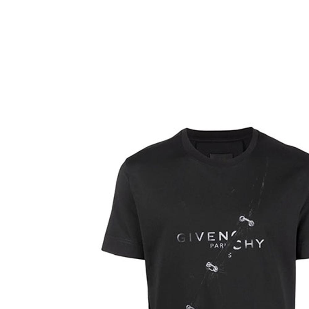 Givenchy Trompe L'Œil Effect Slim Fit T Shirt BM713Y3Y6B-001