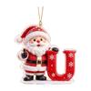 2D Acrylic Hanging Ornament with Theme Design for Christmas Tree Decor, Holiday Party Decoration and Gift