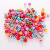 30/100 pièces tresses de cheveux perles chapeaux mignon bonbons couleurs épingles à cheveux en plastique Mini pinces à cheveux pour femmes filles accessoires de cheveux
