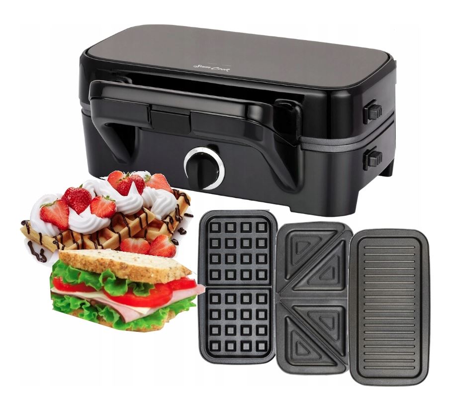 Sam Cook Psc-120 B 3In1 Sandwich Maker 1 Pc