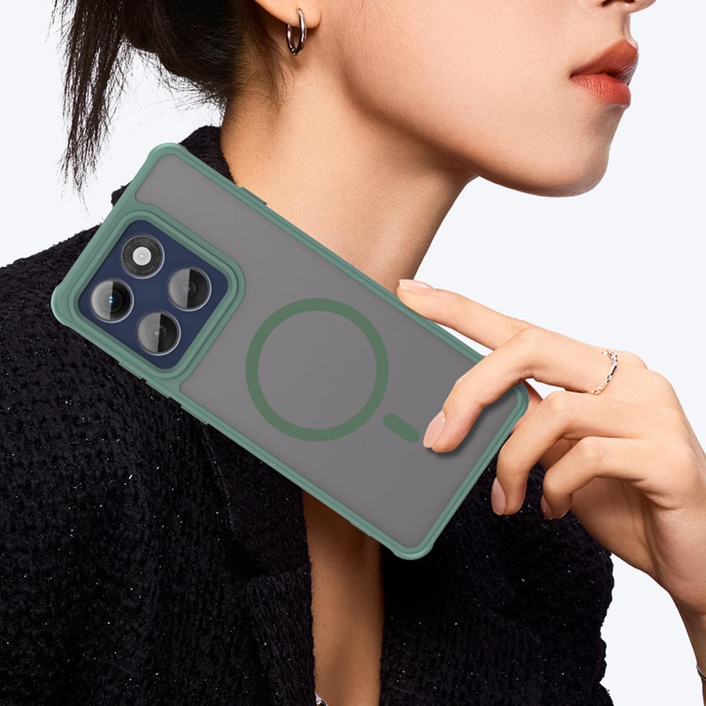 For Motorola Edge 60 Pro 5G Magnetic Case Anti Drop PC + TPU Phone Cover