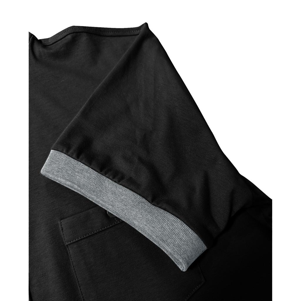 Men's Casual Color Block Button Down Shirt - Comfortable, Breathable, for Daily Wear