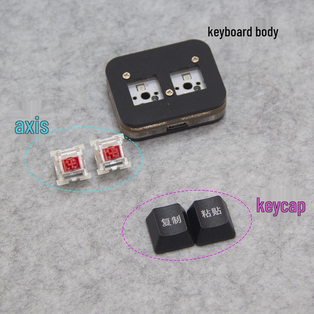 Mini RGB Backlit Hot-Swappable One-Key Numpad for Custom Shortcuts