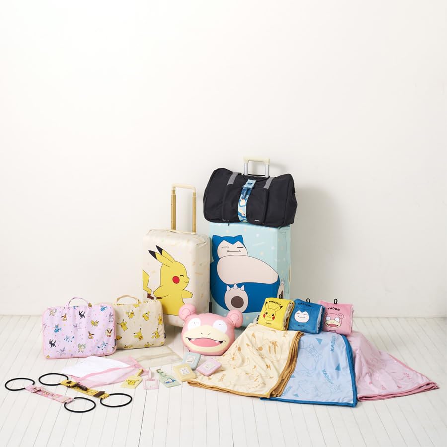 Bag Fastening Strap Gowell Bag Fastening Secures and Organizes Convenient Travel Travel Accessories Pokémon (Slowpoke) Pokémon Strap, Luggage, Item,