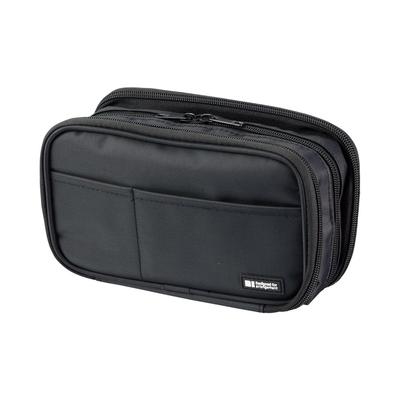LIHIT LAB. Triple Pen Case Jet Black A7556-124 Direct from Japan