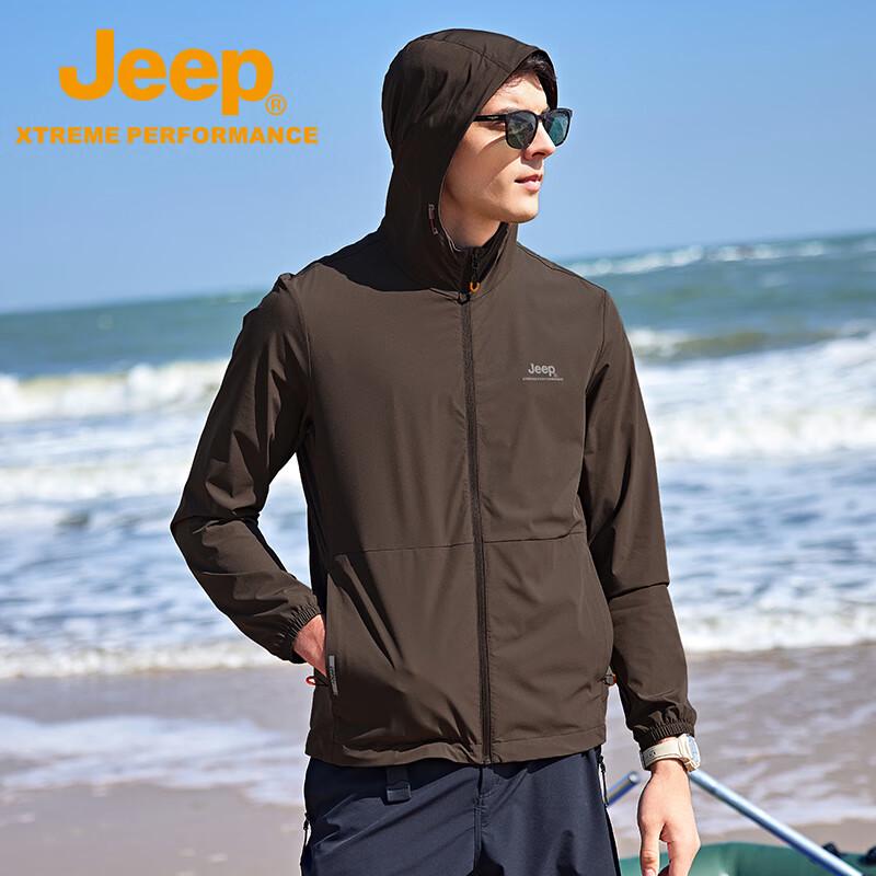 JEEP Unisex Lightweight Windbreaker XL